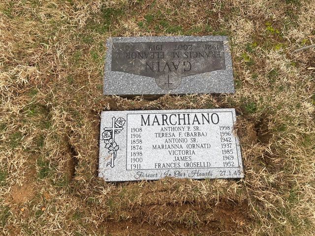 Flat & bevel marker made by Tri-State Monument Company